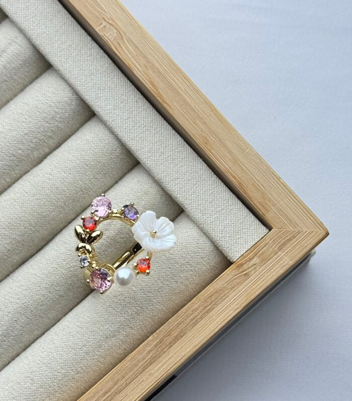 ALTIN KAPLAMA AYARLANABİLİR FLOWER ÇİÇEK