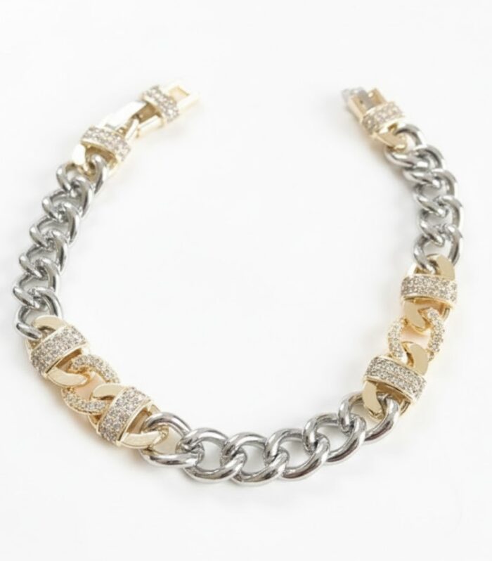 ALTIN KAPLAMA ZİNCİR GOLD DETAY BİLEKLİK